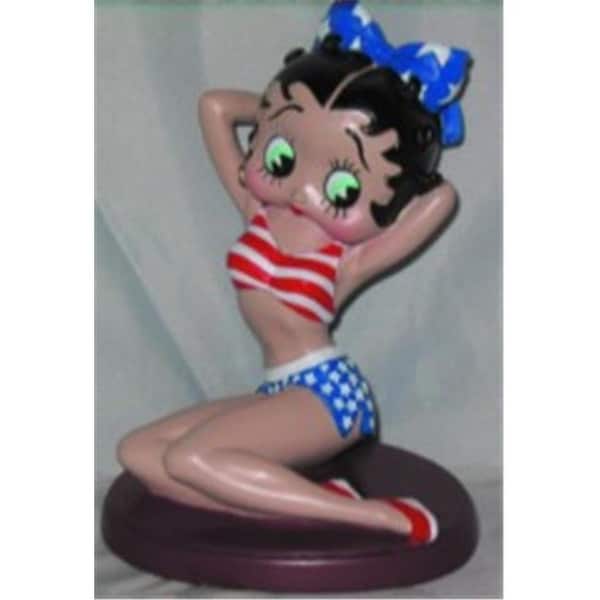 Precious Kids 35004 4.5 Patriotic Betty Boop Resin Figure 35004 - main